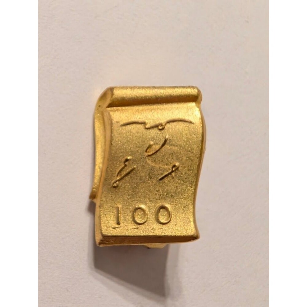 Vintage Shorthand Proficiency Award Pin 100 WPM Shorthand Dictation